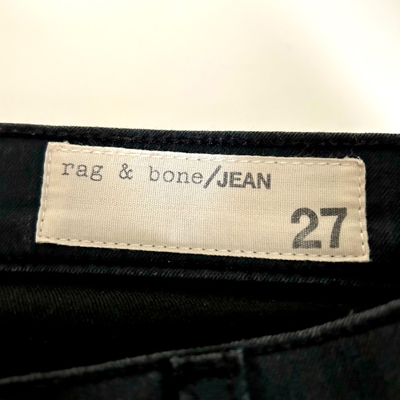 Rag and bone skinny jeggings. Size 27. Gun metal finish. - Picture 2 of 4